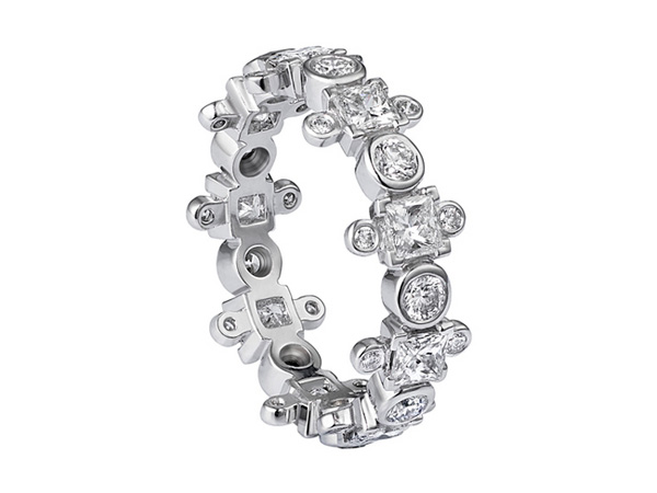 Cartier（卡地亞）四枚愛(ài)與鉆石之戒