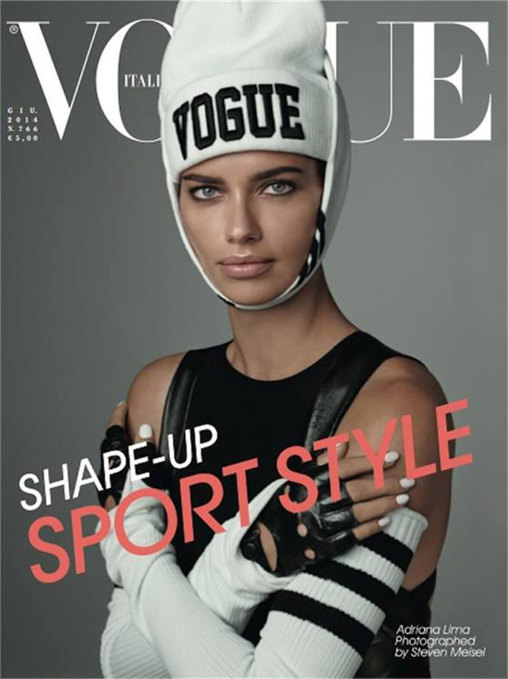 Adriana Lima《Vogue》意大利版2014年6月號(hào)