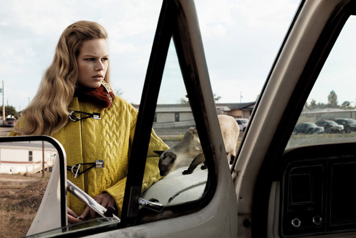 Anna Ewers《Vogue》中國版2014年10月號