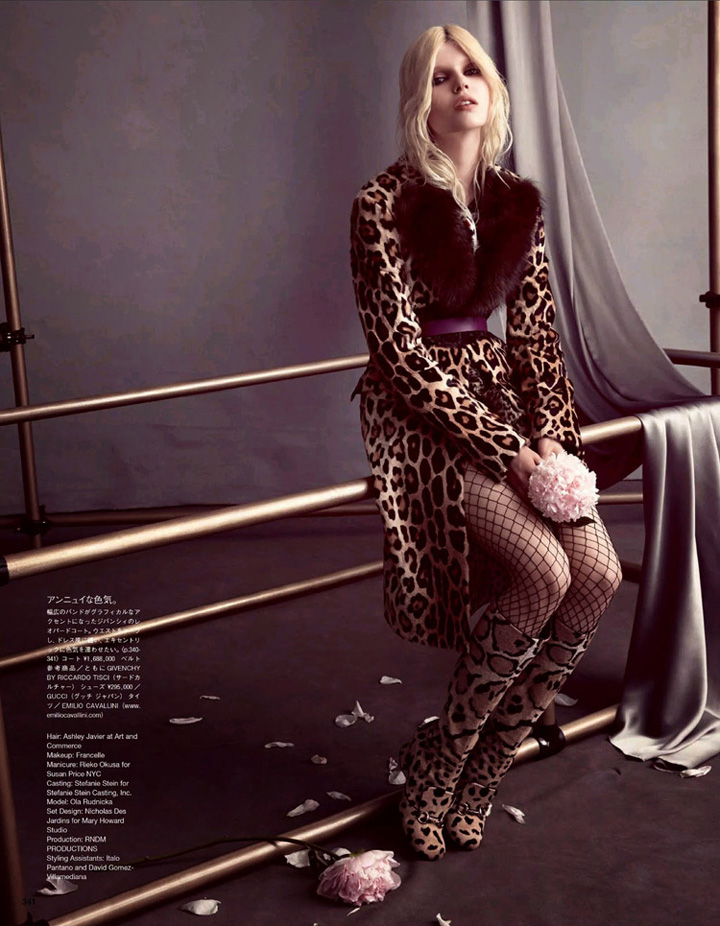 Ola Rudnicka《Vogue》日本版2014年10月號