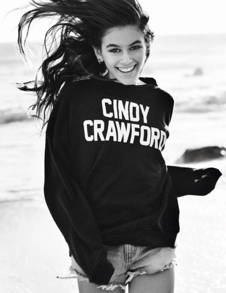 Cindy Crawford《Vogue》法國版2016年4月號(hào)