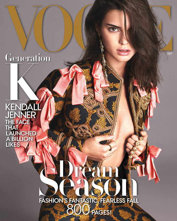 Kendall Jenner《Vogue》美國(guó)版2016年9月號(hào)