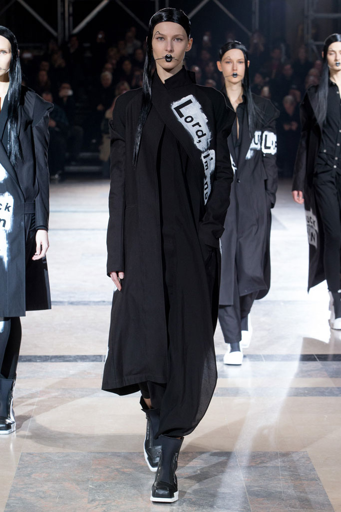 Yohji Yamamoto 2016秋冬流行發布