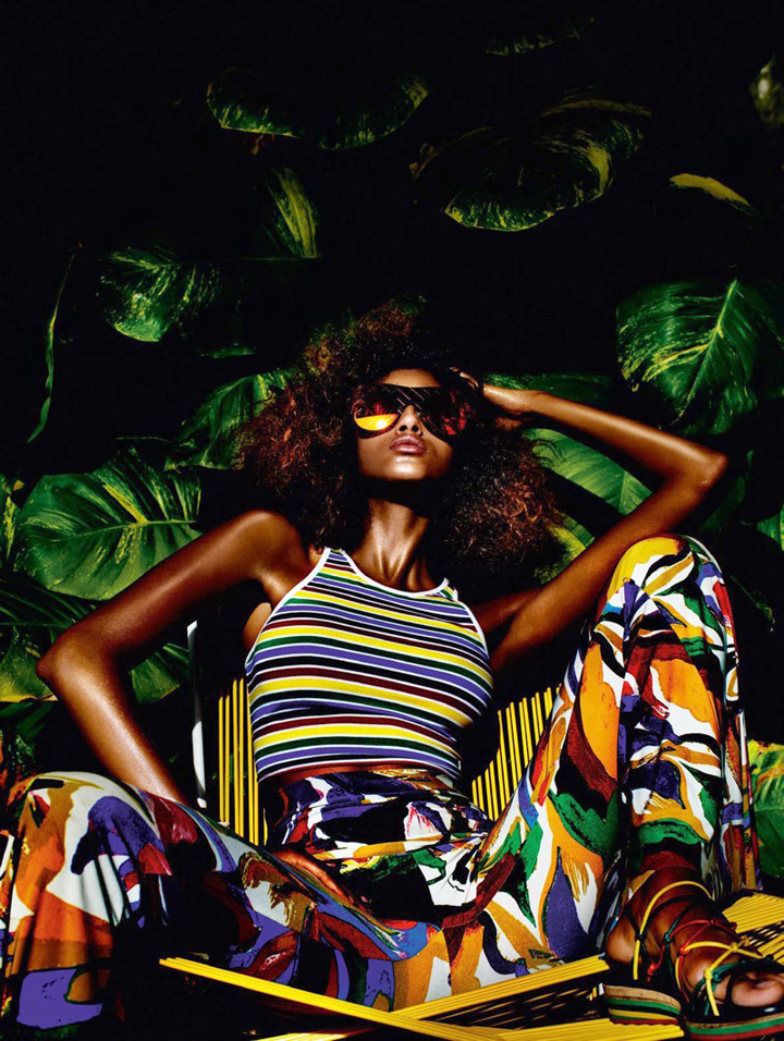 Imaan Hammam《Vogue》法國版2016年5月號