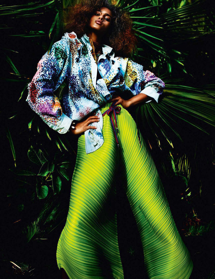 Imaan Hammam《Vogue》法國版2016年5月號