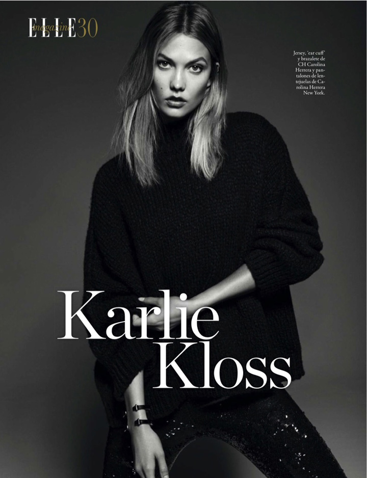 Karlie Kloss《Elle》西班牙版2016年12月號