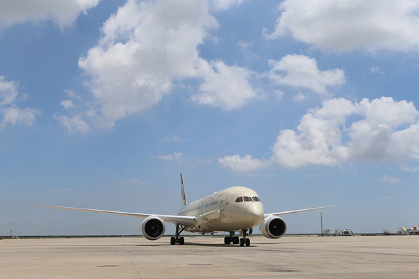阿提哈德航空豪華夢幻客機執飛上海航線