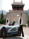 豪雅Tag Heuer贊助Telsa Roadster電動(dòng)跑車巡游 近日到達(dá)長(zhǎng)城