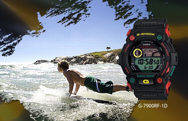 G-SHOCK推出全新系列表款Rastafarian Pack，極具牙買加民族風格特色