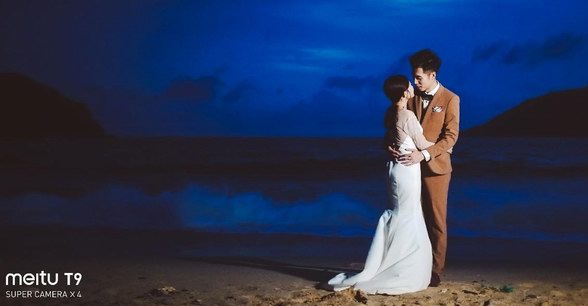 美圖T9拍攝婚紗照，攝影師我的旅行小馬甲堅(jiān)持天然美不失真