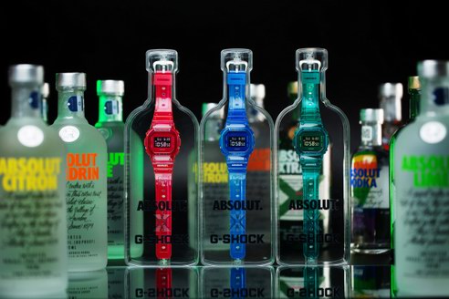 潮流入喉！G-SHOCK X ABSOLUT絕對(duì)伏特加聯(lián)名款破界來(lái)襲