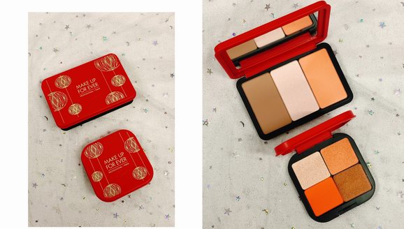 實用必備的MAKE UP FOR EVER新年限量彩妝盤