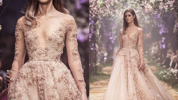 Paolo Sebastian2018春夏系列：手工定制婚紗典范，美到窒息 