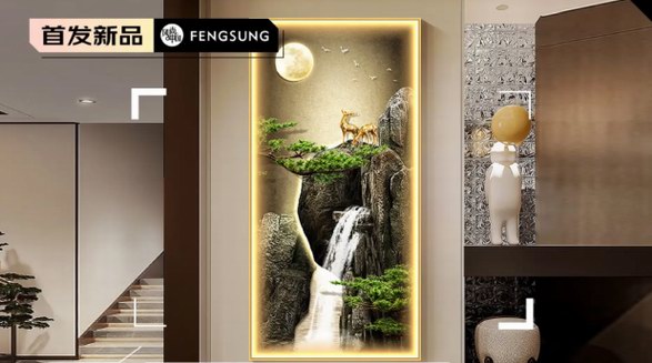 守燈人創(chuàng)意燈畫展新姿，給你家的別樣時尚與溫暖