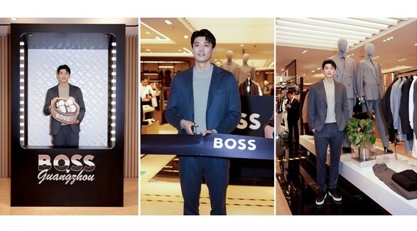 BOSS廣州天河城全新概念店盛大開幕，升級沉浸式品牌體驗