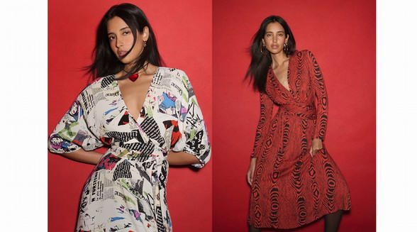 DVF 2024 秋冬系列 Rock ′n Wrap 正式發布，WRAP 50限定系列續寫世紀經典