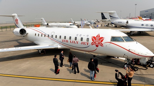 中一航空“挑戰者850”公務機亮相亞洲商務航空展（ABACE 2012）