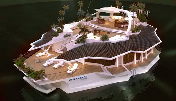 歐爾紹什島(Orsos Islands)——奧企業(yè)造豪華游艇似漂浮島嶼 成本千萬(wàn)美金