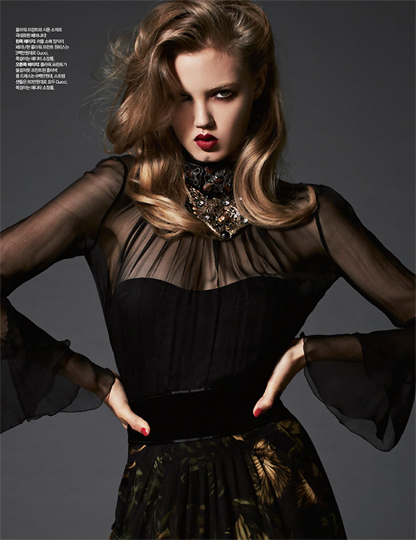 Lindsey Wixson《Harper’s Bazaar》韓版2012年11月號(hào)